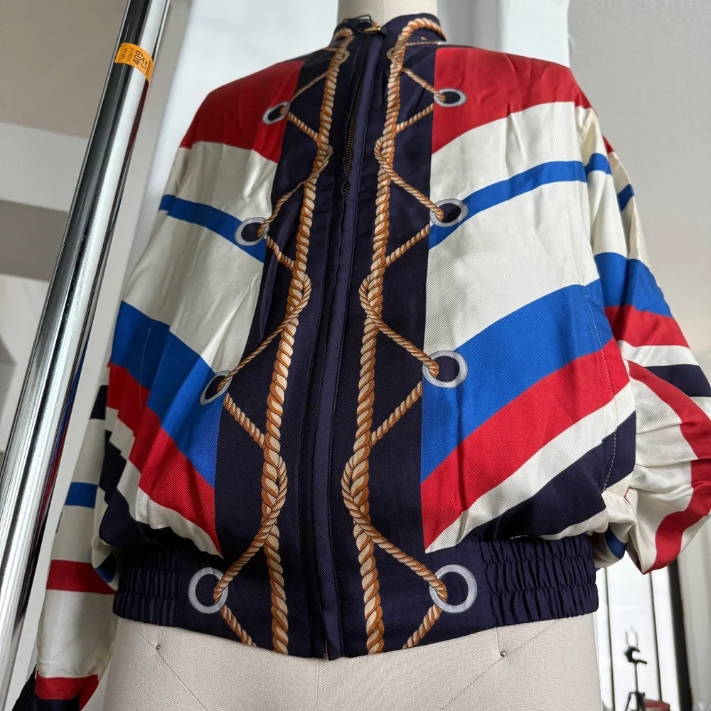 GUCCI‎ Men's Resort Exclusive Silk JACKET MONOGRAM SUPREME, Item 739750